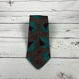Dior Brown Print Tie‎